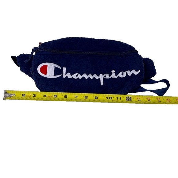 CHAMPION Sling Bag Fanny Pack Travel Adjustable Waist Sherpa Big Script LOGO - Picture 5 of 6